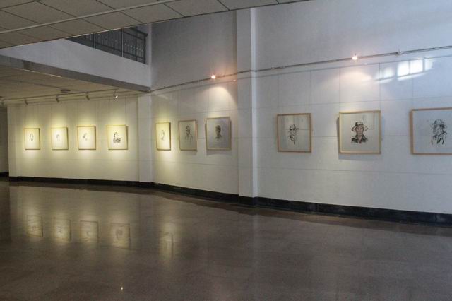 bw必威阿森纳举办写意人物课堂教学师生画展