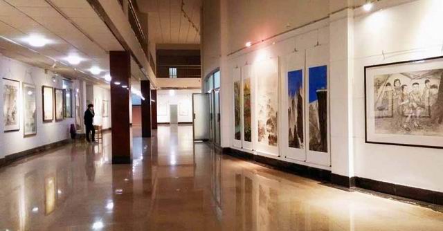 bw必威阿森纳举办国画毕业创作展